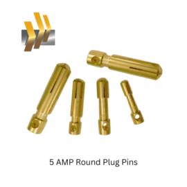 5 AMP Round Plug Pins