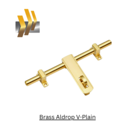 Brass Aldrop V-Plain