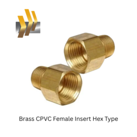 Brass CPVC Female Insert Hex Type