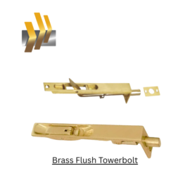 Brass Flush Towerbolt