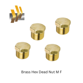 Brass Hex Dead Nut M F