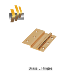 Brass L Hinges