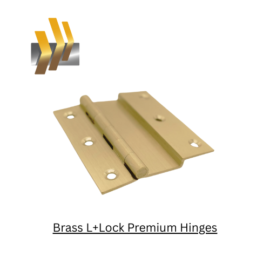 Brass L+Lock Premium Hinges