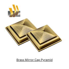Brass Mirror Cap Pyramid