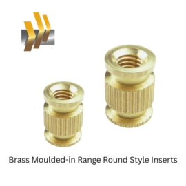 Brass Moulded-in Range Round Style Inserts