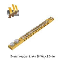 Brass Neutral Links 38 Way 2 Side