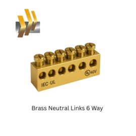 Brass Neutral Links 6 Way