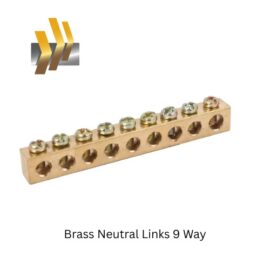 Brass Neutral Links 9 Way