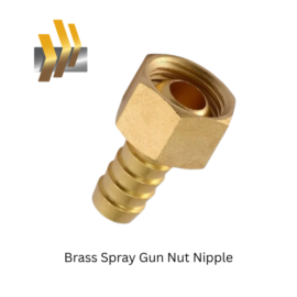 Brass Spray Gun Nut Nipple