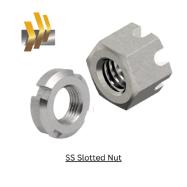 SS Slotted Nut
